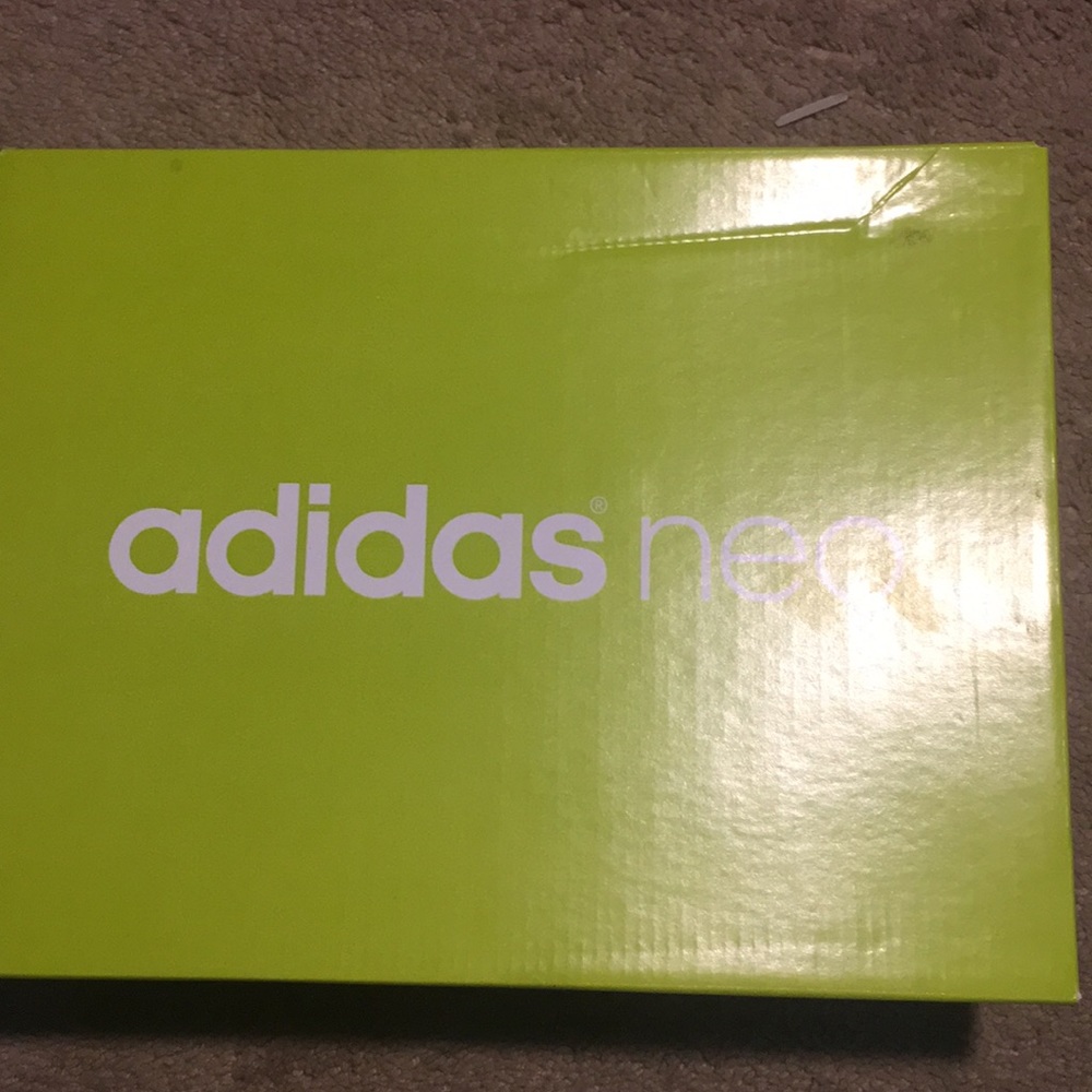 Black and white adidas